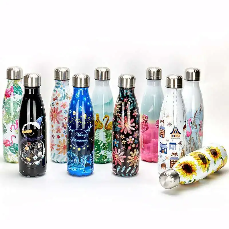 

Creative Thermos Flask Stainless Steel Water Bottle Leakproof Gym Sport Drink Bottle For Water Cool Insulated Cup Mug