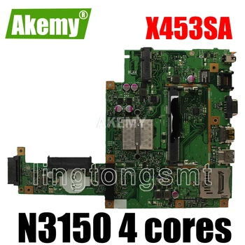

X453SA Motherboard N3150 4 cores For Asus X453S X453SA X453 Laptop motherboard X453SA Mainboard X453SA Motherboard test 100% OK