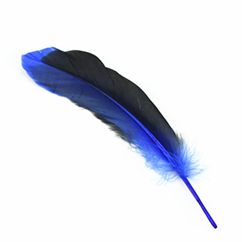 Royal blue 10-15 см, 4-6 дюймов, перья фазана для рукоделия, ювелирные изделия, аксессуары для костюма, натуральный куриный перья - Цвет: Royal blue