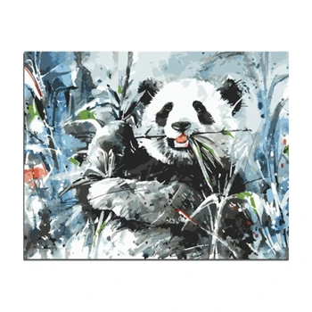 

Panda Animals Oil Canvas Painting Diy Digital Painting By Numbers Modern Wall Art Picture for Home Wall Artwork