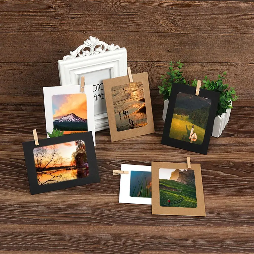 34567 дюймов кожаная Трехцветная подвесная бумажная фоторамка на заказ креативная