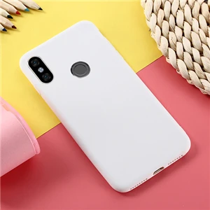 g TRISEOLY простой однотонный защитный чехол для телефона Xiaomi mi A2 6X Мягкий силиконовый чехол для Xiaomi mi A1 mi 5X mi 5X mi 6X чехол - Цвет: g