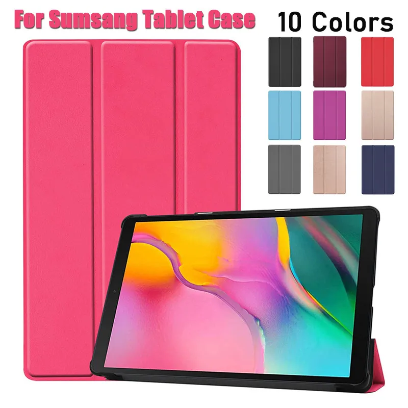 Чехол для планшета Samsung Galaxy Tab A 10 1 A6 S6 Lite 4 8 0 S5e многослойный из искусственной кожи