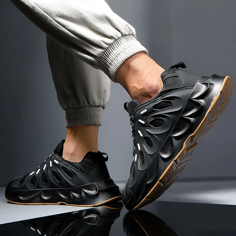 INS Daddy/мужские кроссовки с подсветкой; сезон лето; Zapatillas Deportivas Hombre; модная дышащая повседневная обувь; Sapato Masculino