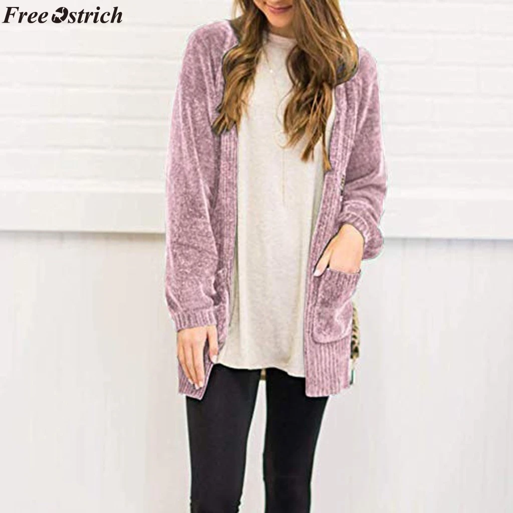 Женский клетчатый кардиган SAGACE повседневный теплый длинный свободный жакет с