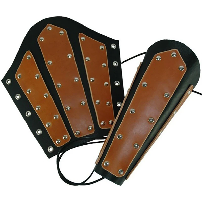 Средневековый Gauntlet мужской старинный браслет Bracer Панк Крест бандаж на руку