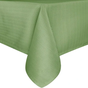 

UFRIDAY Modern Fabric Table Cloth for Table Green Rectangular Table Cover Decorative Tablecloth Set and Napkins Placemats obrus