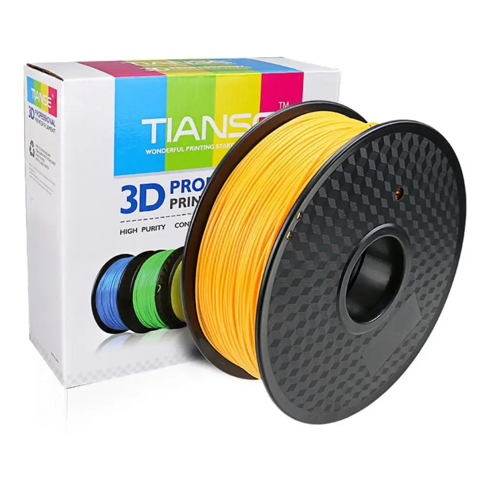 Оранжевый TIANSE 3D поставки PLA 1,75 мм 3d принтер Материал s линии печати 3D материалы для промышленного медицинского образования материал - Цвет: Оранжевый