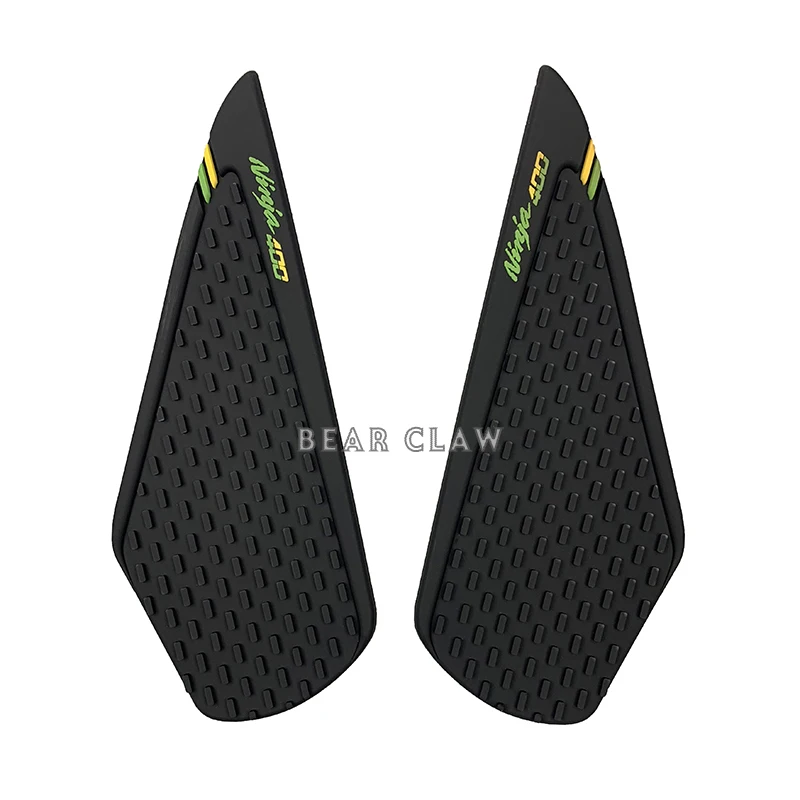 One pair Для Kawasaki NINJA400 NINJA Z400- защитная накладка на бак мотоцикла боковая наклейка "кость" наклейка газ Топливо колено сцепление тяга - Цвет: One pair