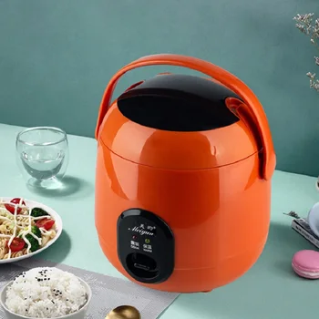 

220V Electric Rice Cooker Appliance Lunch Box Hot Dish Insulation Heating Food Slow Cooker 1.2L Mini Multicooker