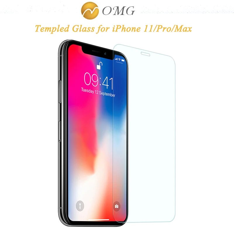 9H закаленное стекло для iPhone 11 Pro Max Полное покрытие экрана протектор экран