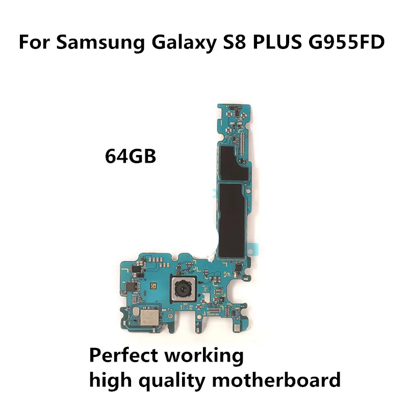 Используется разблокированный для Samsung Galaxy S8 PLUS G955FD материнская плата, материнская плата 64 Гб логические платы