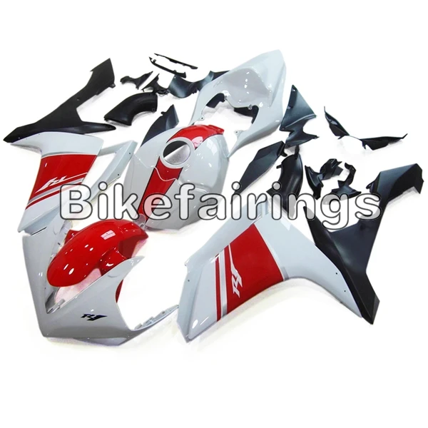 As Picture Shown Красно-белые пластиковые корпуса для Yamaha 2007 2008 07 08 YZF1000 R1 ABS Инжекционный обтекатель покрывает тело работы обтекателя комплект оболочки панели - Цвет: As Picture Shown