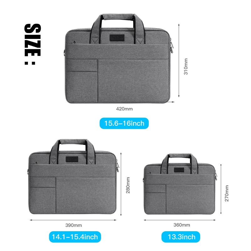 Bolsa para Laptop à Prova de Choque para Macbook Air Pro Lady Man Sleeve Case Bolsa Xiaomi Huawei Maleta Maleta Maleta 12 13 14 15 15.6 - Imagem 6