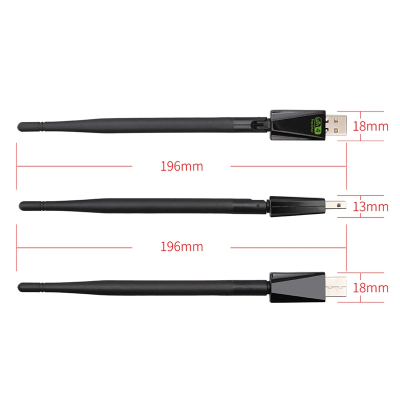 150 Мбит/с Бесплатный драйвер USB беспроводной адаптер WiFi приемник ключ сетевая карта для настольного ПК ноутбук компьютер Windows