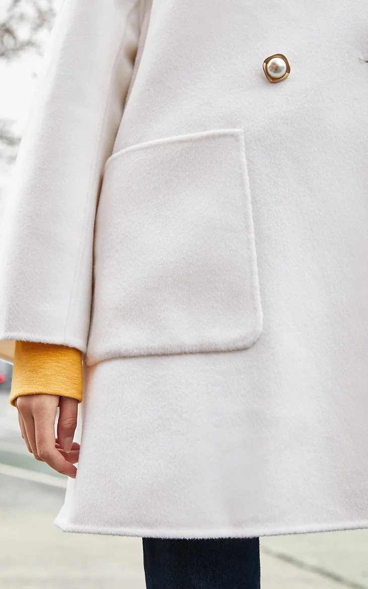 Vero Moda новое пальто из овечьей шерсти с подкладкой из двух частей | 319427506