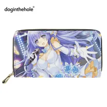 

Doginthehole Popular Anime Date A live Casual Card Holder Wallet Superior Miku Pattern PU Leather Clutch Money Purse Long Bags