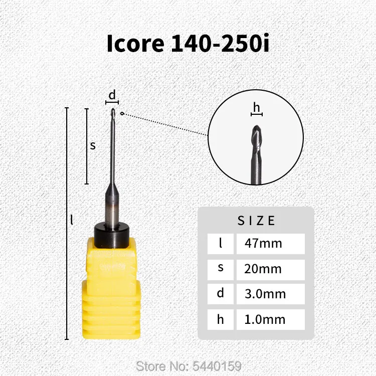 3 шт. Imes Icore 140/245/250/340/4030 фрезерные боры с покрытием/Алмазное покрытие