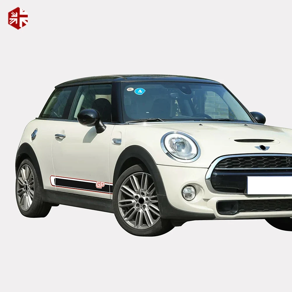 2 Pcs Side Stripes Stickers MINI GP Style Body Decal For MINI Cooper S F56 One JCW 2014-present Exterior Accessories