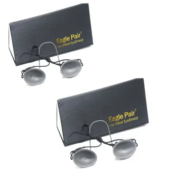 

2pcs OD7+ Steel Eyepatch Glasses Laser Protection Safety Goggles IPL Beauty Stainless 190nm-14000nm