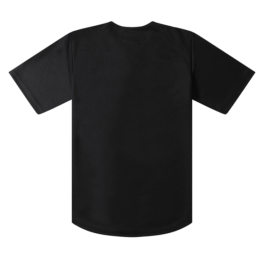 Бейсбольная трикотажная футболка хип-хоп Мужская Женская майка для бейсбола из шелка, черная и белая хлопковая футболка, футболки размера плюс M-XXL