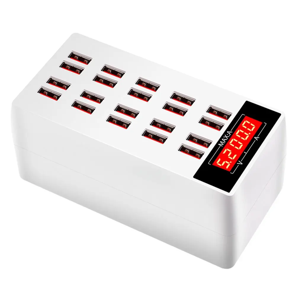 

820 Multi Fast USB Charger Charge Multiple 20 USB Phone Charging Station Universal USB HUB Charger LED Display