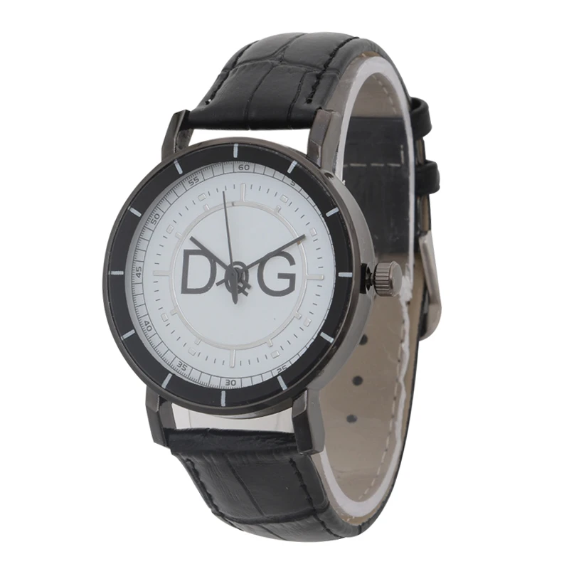 Reloj Hombre новые модные мужские часы Топ люксовый бренд DQG кварцевые часы мужские модные повседневные кожаные Наручные часы магнитные серьги