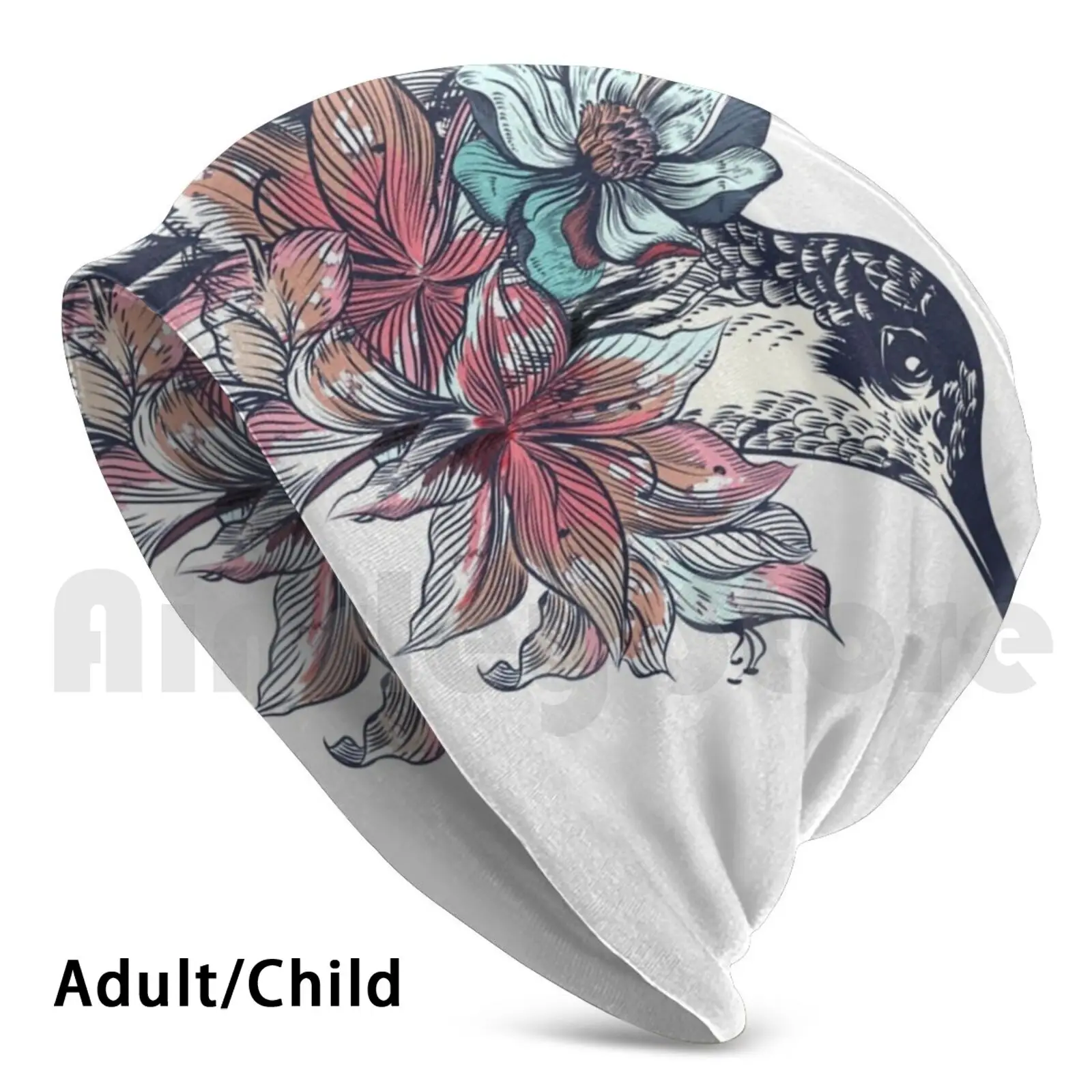 Colibrì Colibi Retro Vintage Animal Bird Design Berretti Pullover Cap Confortevole Ummingbird Retro Vintage Bird