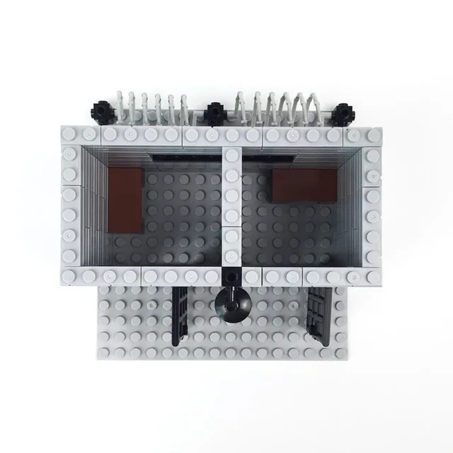 DIY Parts Prison Cell Military Building Block City Street View Barbed Wire MOC Bricks Pack Construction Toys for Kids Gifts 4
