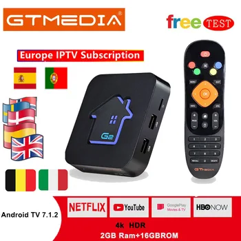 

Android 7.1 TV Box GTmedia G2 Amlogic S905W 4K Smart TV Box 2.4G Wifi PK H96Max 2GB 16GB Media Player Android Set Top Box