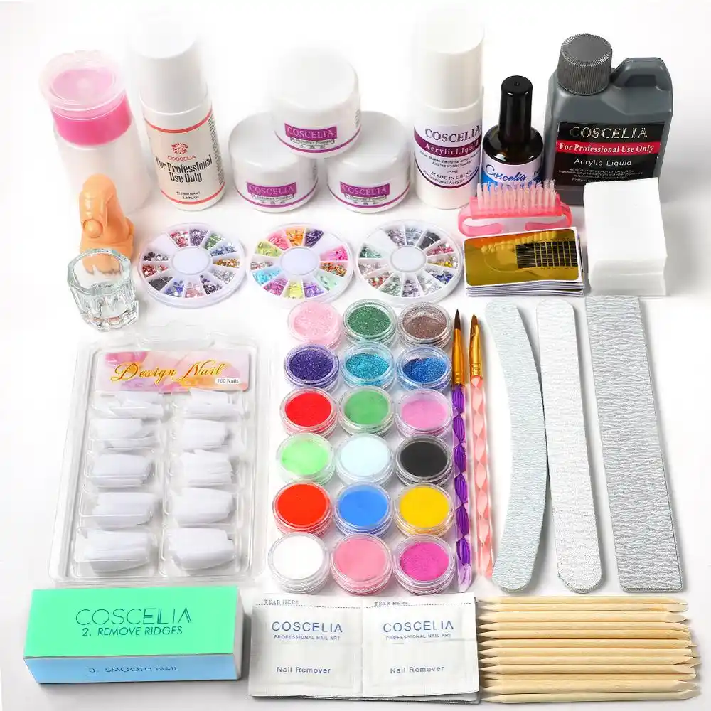 Pro Acryl Set Nagel Manikure Kit Acryl Power Flussigkeit Glitter Nagel Tipps Datei Schneider Pinsel Manikure Dekoration Nail Art Werkzeug Kit Sets Und Bausatze Aliexpress