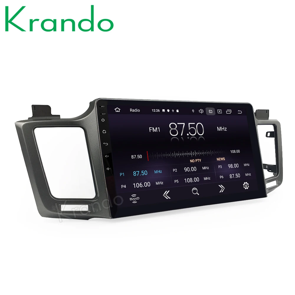 Flash Deal Krando Android 8.1 10.1" IPS Full touch car Multimedia system for Toyota RAV4 2014+ radio player gps BT wifi 3