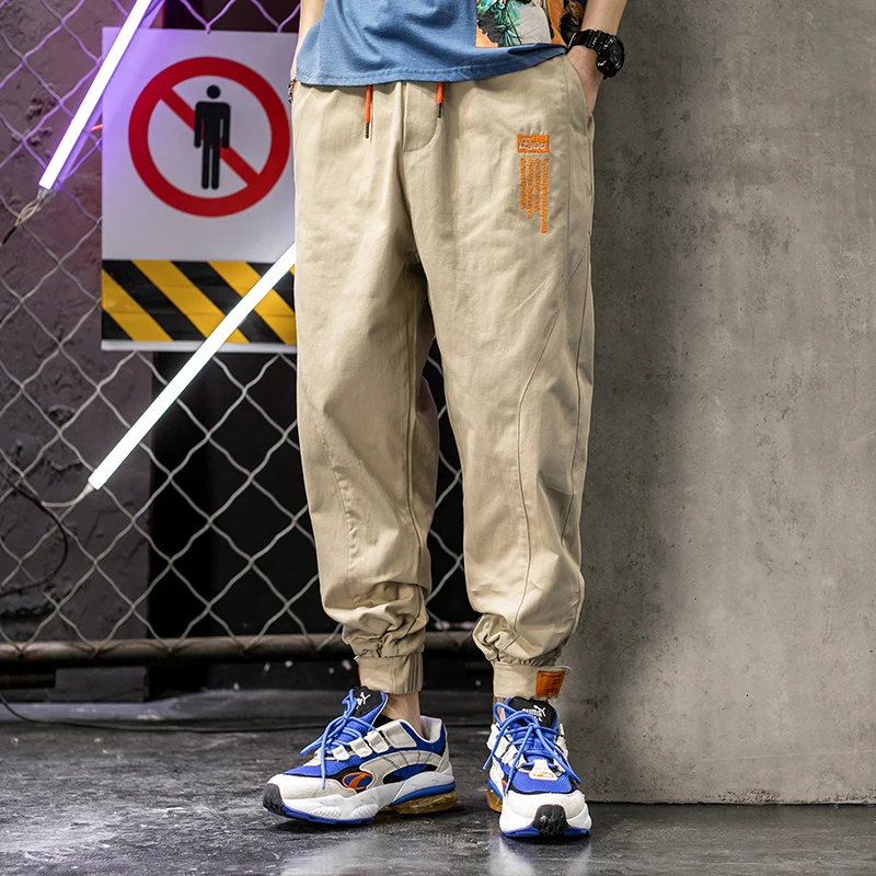 Single Road Mens Harem Pants Men Fashion Baggy Cotton Hip Hop Joggers Japanese Streetwear Trousers Male Cargo Pants For Men men cotton pants men harem pants men jogger sweatpants