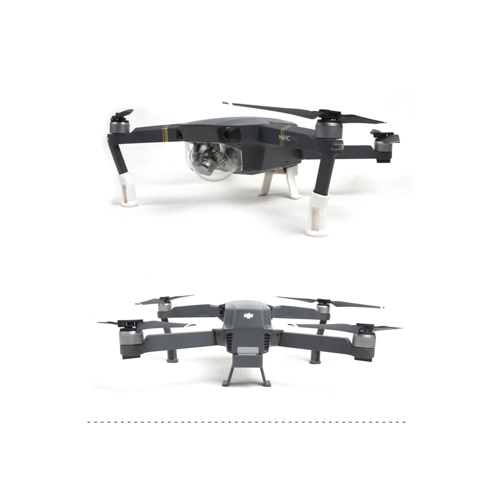 Посадочная Шестерня для DJI Mavic Pro Platinum, набор для увеличения высоты, стабилизаторы с защитной накладкой, безопасный держатель, аксессуары для крепления