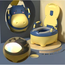 Siège de toilette Luminescent pour bébé, cuvette de toilette urinoir Portable, Pot d'entraînement de dessin animé, Pot pour enfants de 1 à 7 ans, nouvelle collection