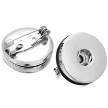 Новые оснастки ювелирные изделия трендовые оснастки амулет брошь Подходит 18 мм Металлические Подвески кнопки защелки DIY ювелирных изделий ZI045