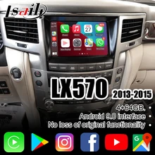 Lsailt Drahtlose Carplay/ Android video interface mit PX6 4 + 64G , waze , google , Youtube, carPay für 2013-2015 LX570