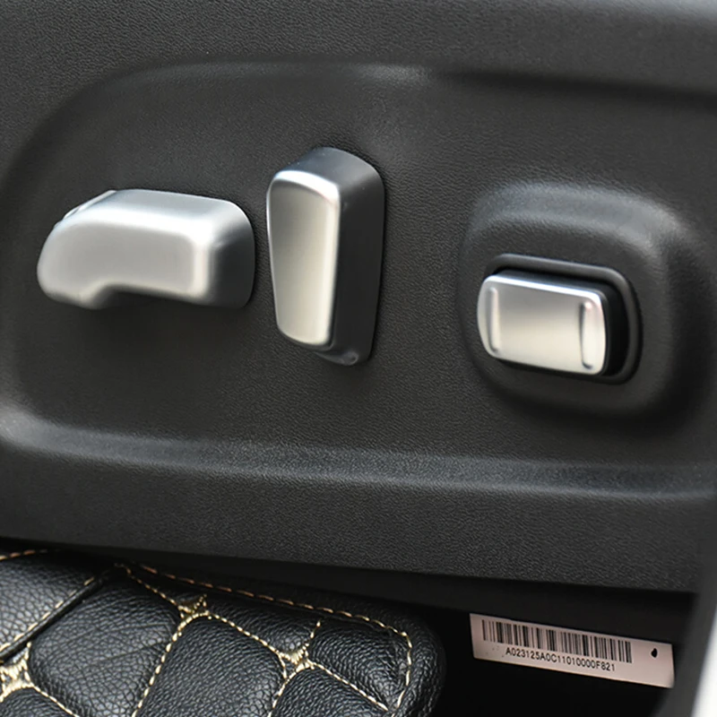 Для Nissan Murano 2011 12 13 14 15 16 17 18 ABS Матовый переключатель регулировки сиденья автомобиля накладка автомобильные аксессуары Стайлинг 5 шт