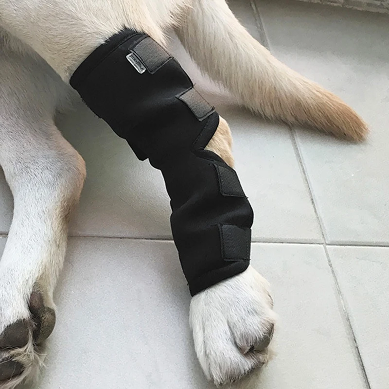 Doglemi ножная Крышка для собак поддержка Скоба для собак набор леггинсов для домашних животных защита для собак хирургическая травма фиксированные наколенники для собак покрытие для ног обертывание для ног