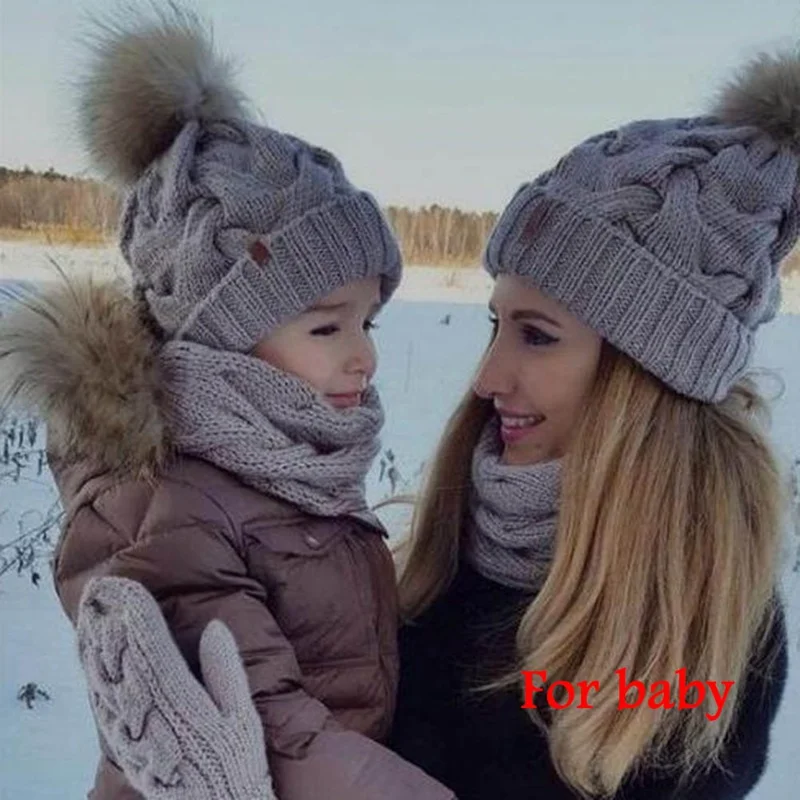 Шапка для новорожденных, Милая зимняя теплая шапка для маленьких мальчиков и девочек, детские шапки, вязаная шерстяная шапка, подходит для детей 6-12 месяцев