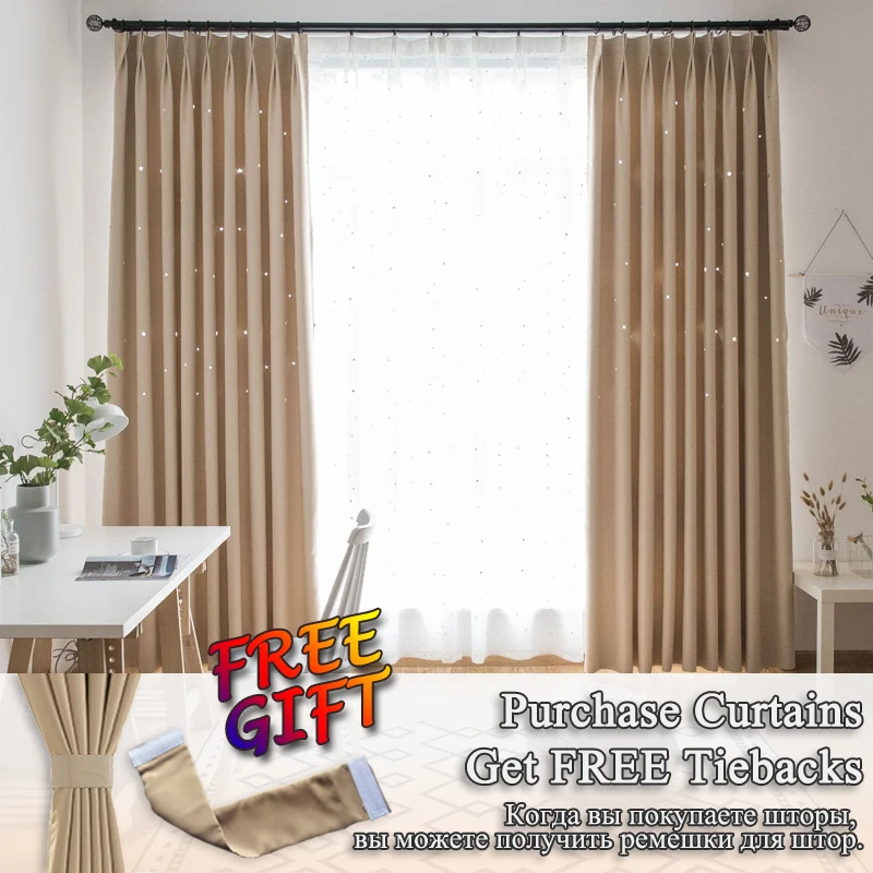 H.versailtex Cortinas Opacas De Estrellas Para Habitación D