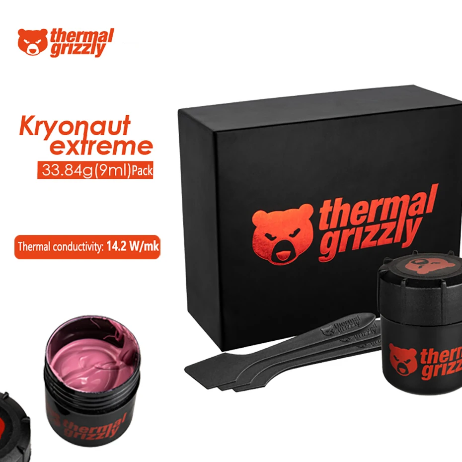 Pâte thermique Grizzly KryonsomPaste refroidisseur graisse 12.5 W/m.k  refroidissement conducteur dissipateur thermique plâtre avec/sans  certificat 2 éditions - AliExpress