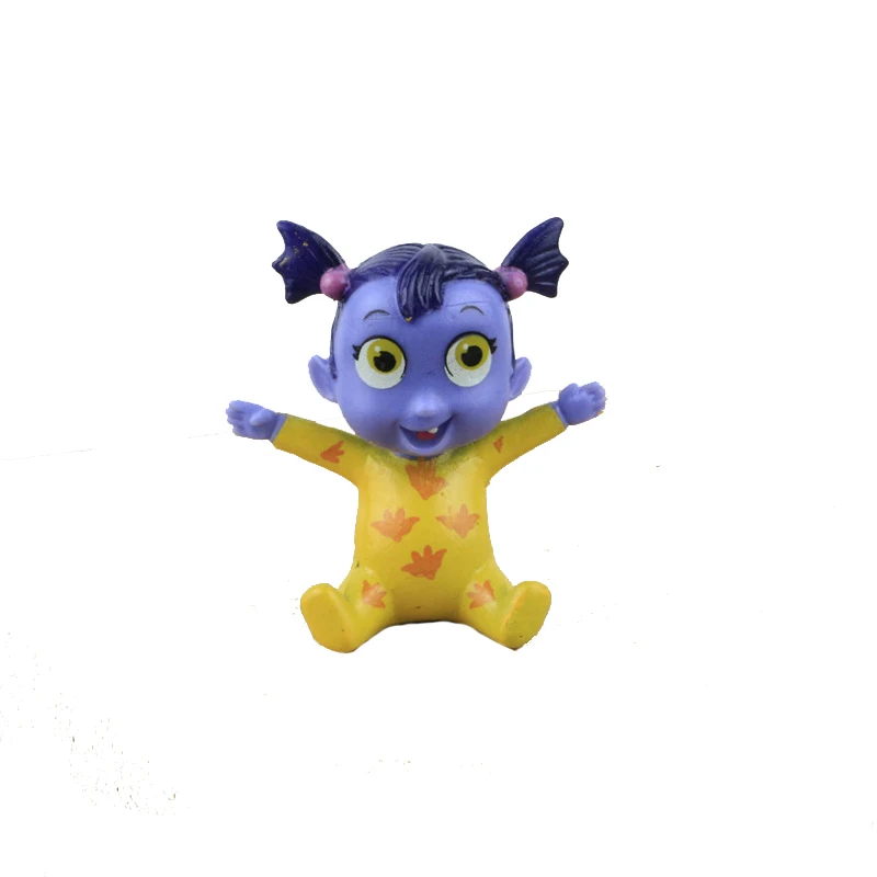 Хэллоуин 9 шт./компл. Junior Vampirina рисунок игрушки для детей Коллекционная модель в стиле вамп летучей мыши для девочек; модели из ПВХ Аниме фигурки подарок