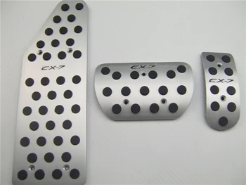 

Auto Accessories Aluminium car pedals For Mazda CX7 AT Accelerator Pedal Brake Pedal Footrest Pedal