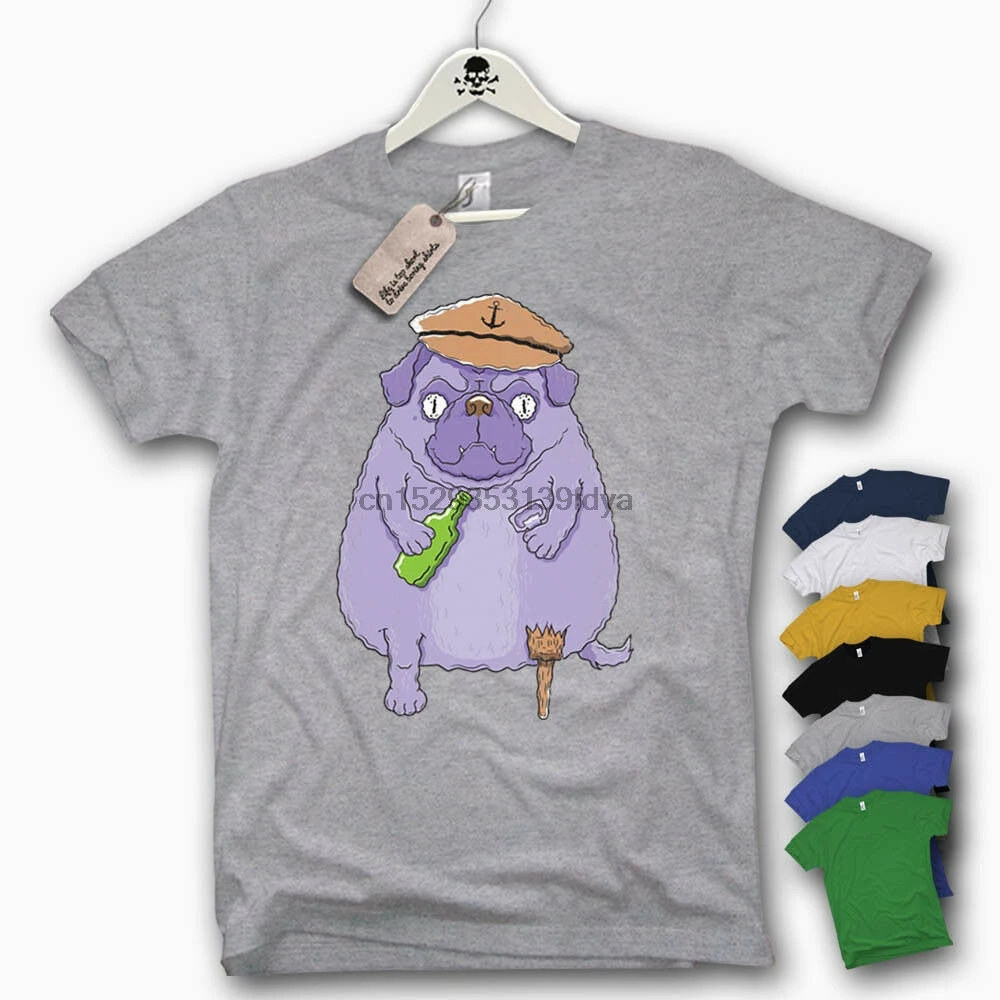 Футболка Капитан Америка с массовыми беспорядками Funshirt череп для собак Мопсов в