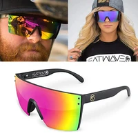 2024 NEW High quality luxury Heat Wave brand sunglasses square Conjoined lens Goggles Women men sun glasses UV400 1
