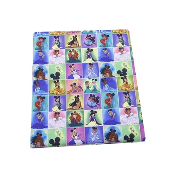 

David accessories 50*140cm Printed Animal Polyester Cotton Fabric Patchwork for Cloth Making Puppet Pillar,c9720