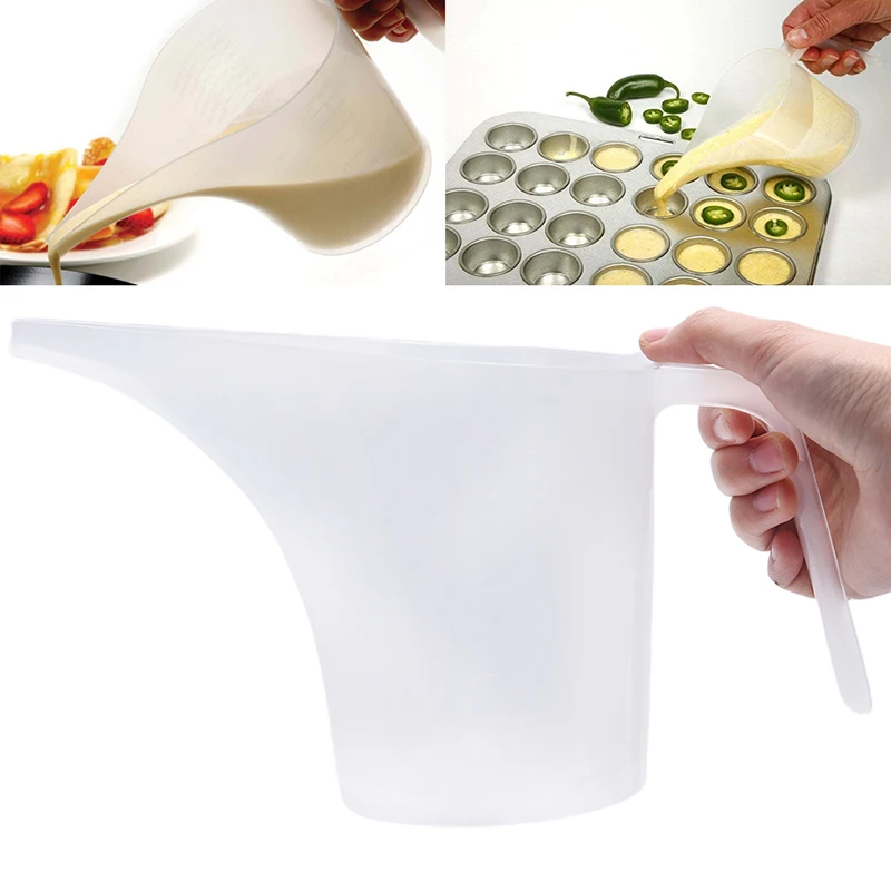 1000ML końcówka usta plastikowy dzbanek miarowy kubek z podziałką gotowanie kuchnia przybory piekarnicze 3 1000ML końcówka usta plastikowy dzbanek miarowy kubek z podziałką gotowanie kuchnia przybory piekarnicze 3