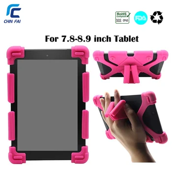 

CHINFAI Universal Silicone Case for Teclast 8.0 iPad mini 7.9 Huawei T3 8.0 Shockproof Case for CHUWI 8 Lenovo TAB 4 8.0 Tablet