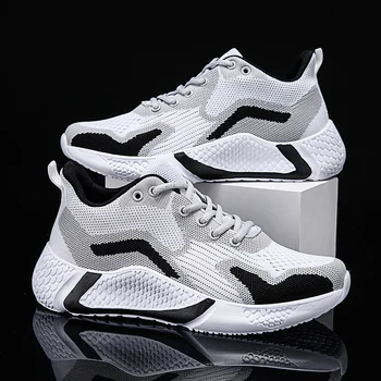 

Sport Shoes Men Fly-knit Sneakers Spring Running Shoes Men Sports Shoes Men Shoes Jogging Sneakers Plus Size 45 Dropshipping